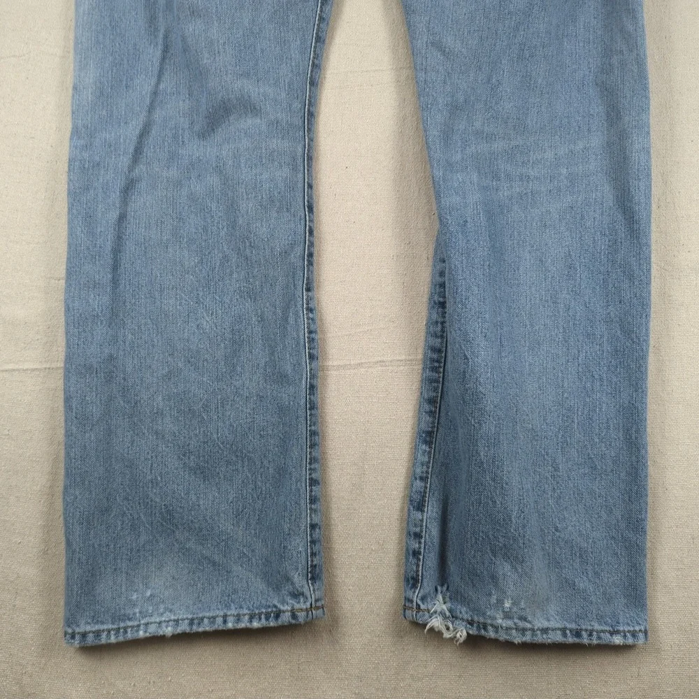 Polo Ralph Lauren Jeans Mens 36x32‎ Blue PRL Distressed Faded Straight